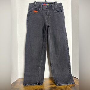 Empyre Relax Loose Fit Jeans Size 25 Black Denim Boys Youth Kids